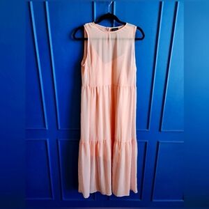 Who what wear  Sz L peach blush pink dress